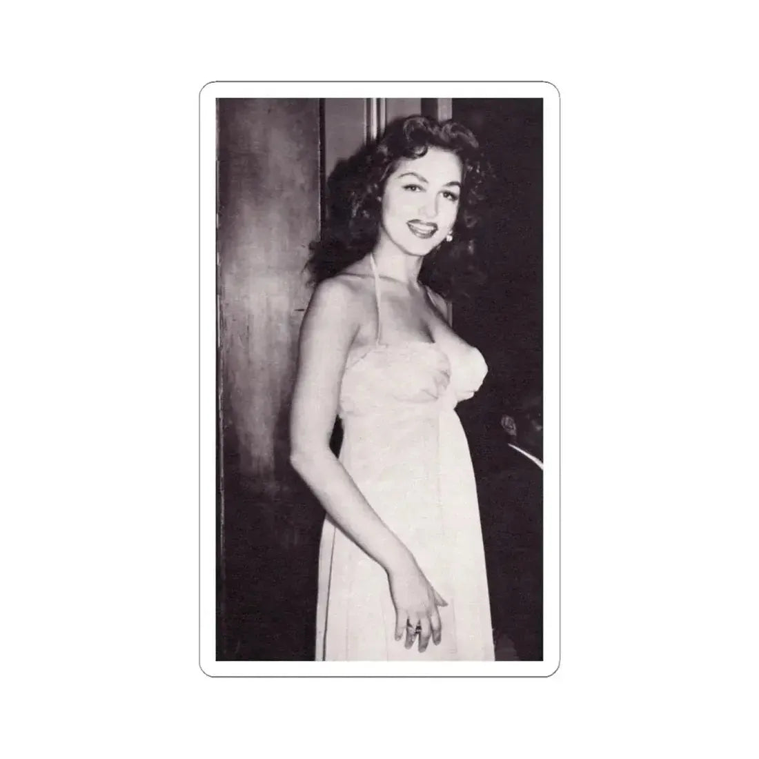 Julie Newmar #279 (Vintage Female Icon) STICKER Vinyl Kiss-Cut Decal 4 Inch White - The Sticker Space