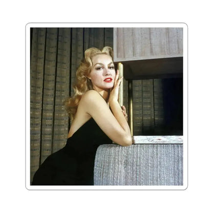 Julie Newmar #286 (Vintage Female Icon) STICKER Vinyl Kiss-Cut Decal 3 Inch White - The Sticker Space