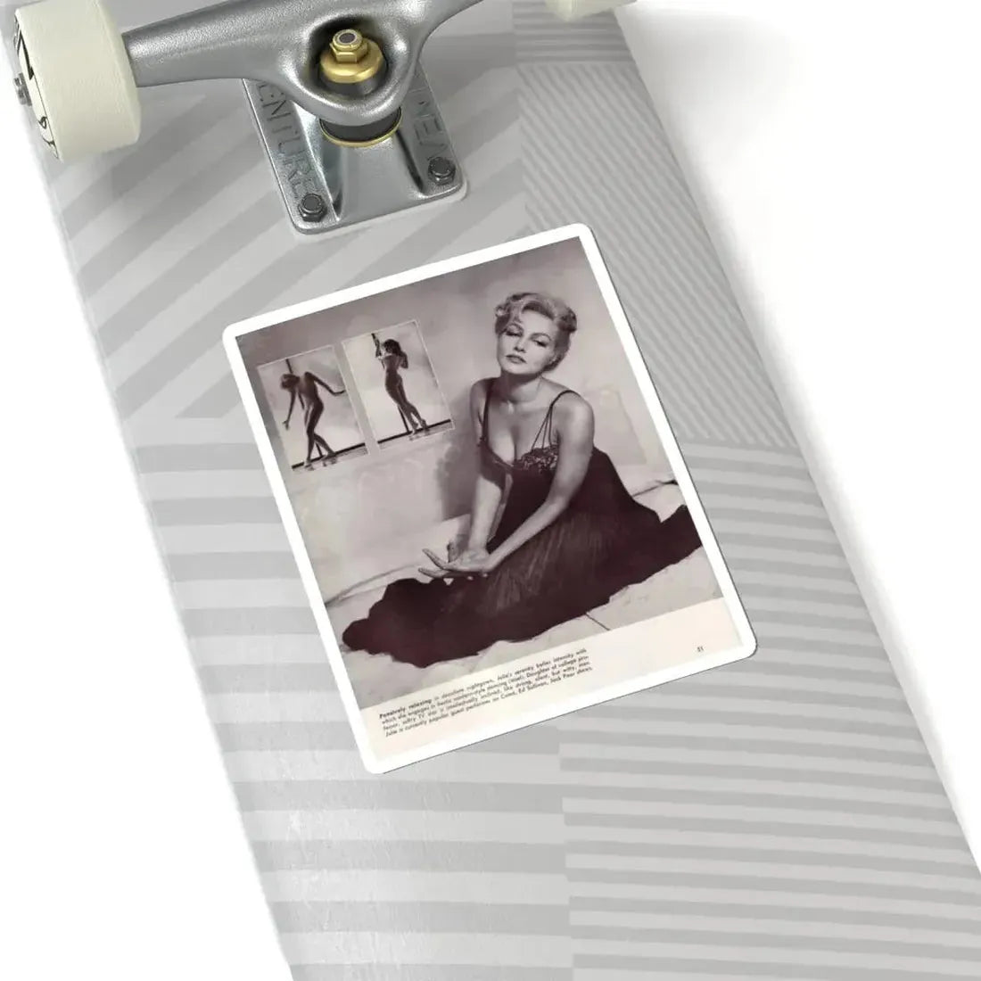 Julie Newmar #288 (Vintage Female Icon) STICKER Vinyl Kiss-Cut Decal - The Sticker Space