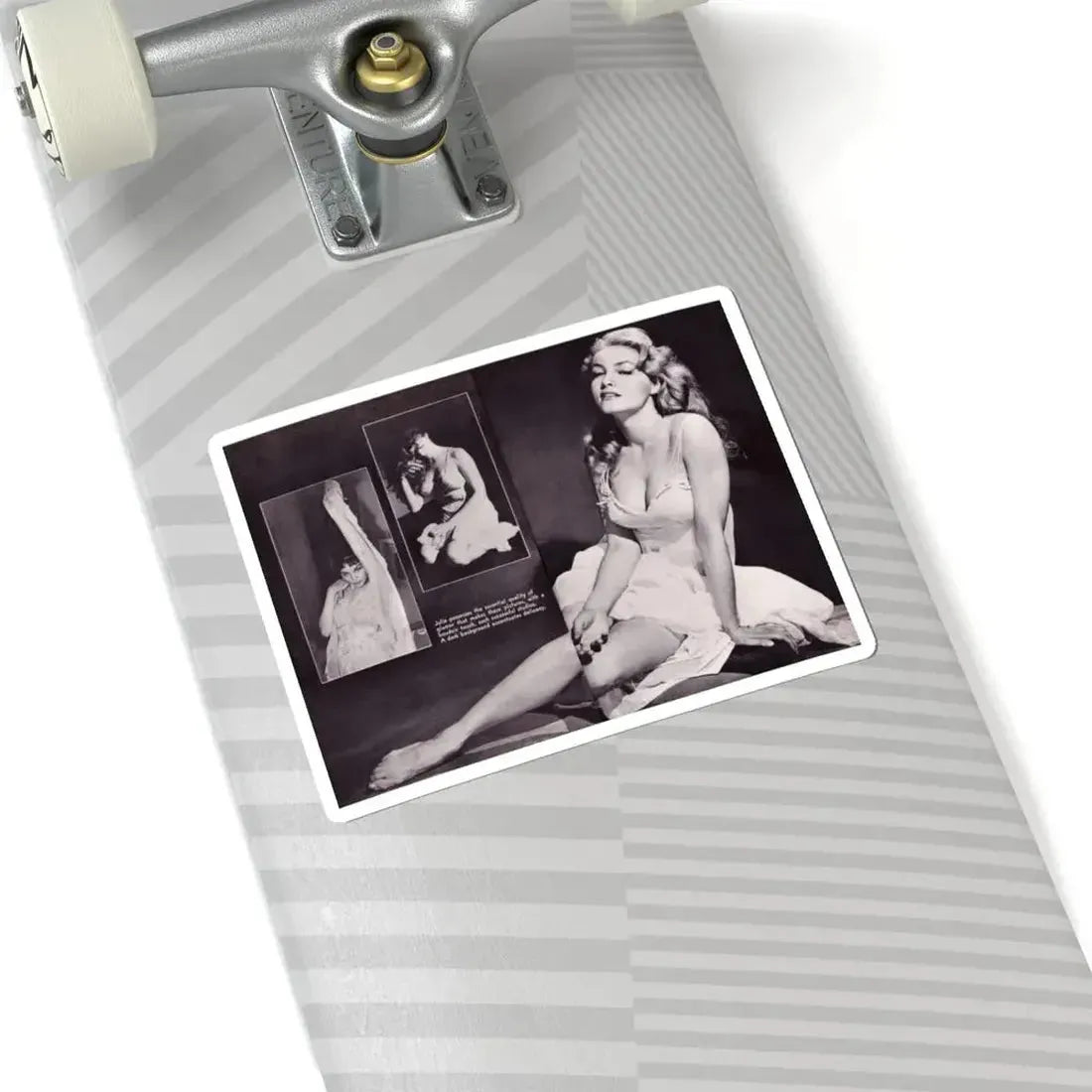 Julie Newmar #297 (Vintage Female Icon) STICKER Vinyl Kiss-Cut Decal - The Sticker Space