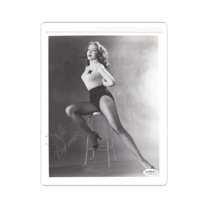 Julie Newmar #32 (Vintage Female Icon) STICKER Vinyl Kiss-Cut Decal 2 Inch White - The Sticker Space