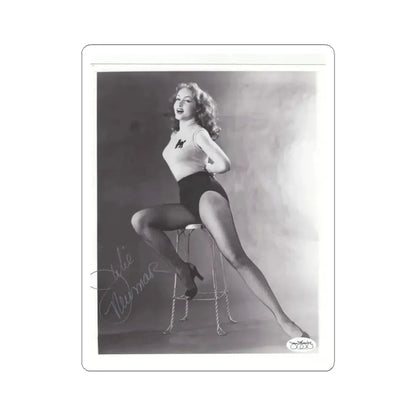 Julie Newmar #32 (Vintage Female Icon) STICKER Vinyl Kiss-Cut Decal 6 Inch White - The Sticker Space