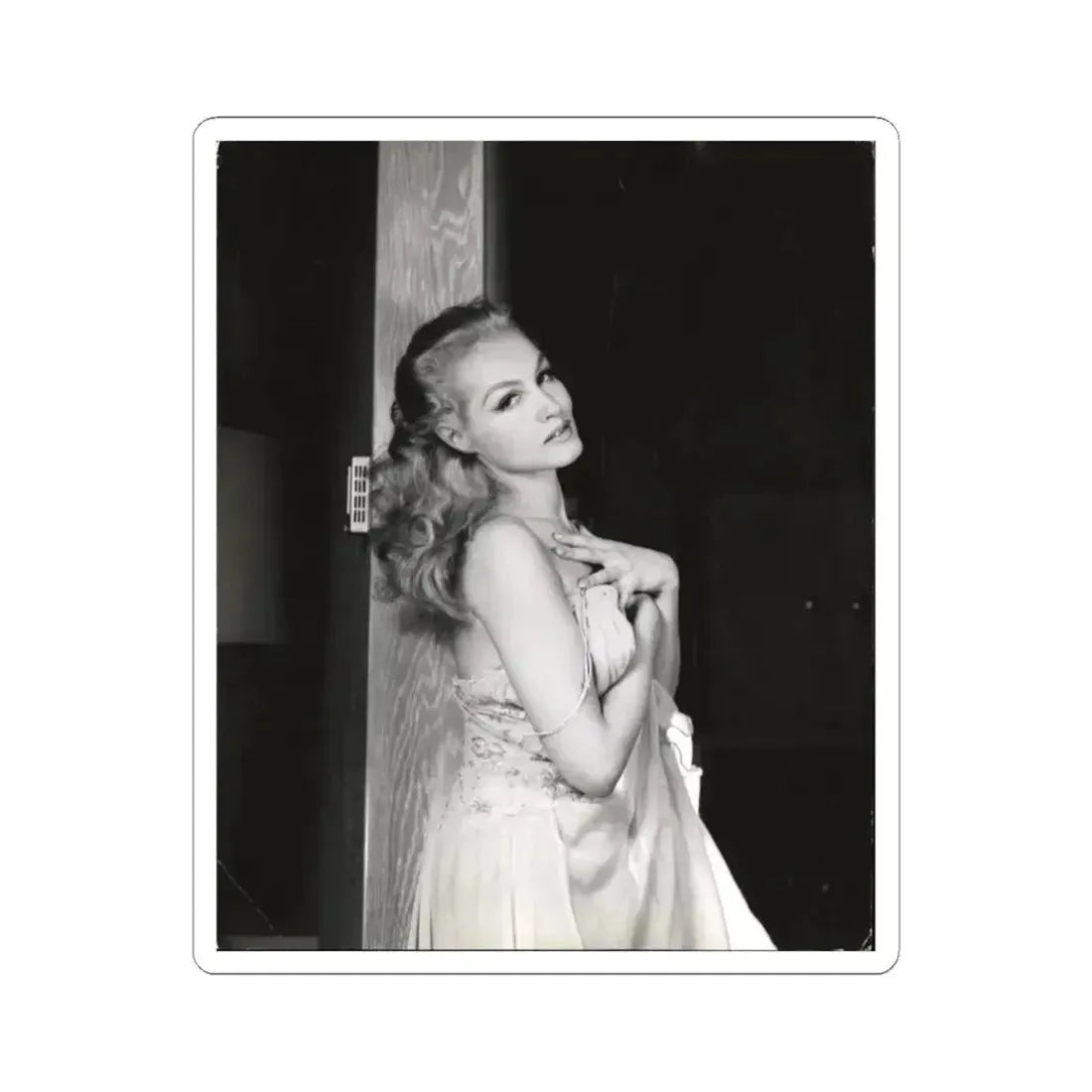 Julie Newmar #322 (Vintage Female Icon) STICKER Vinyl Kiss-Cut Decal 3 Inch White - The Sticker Space