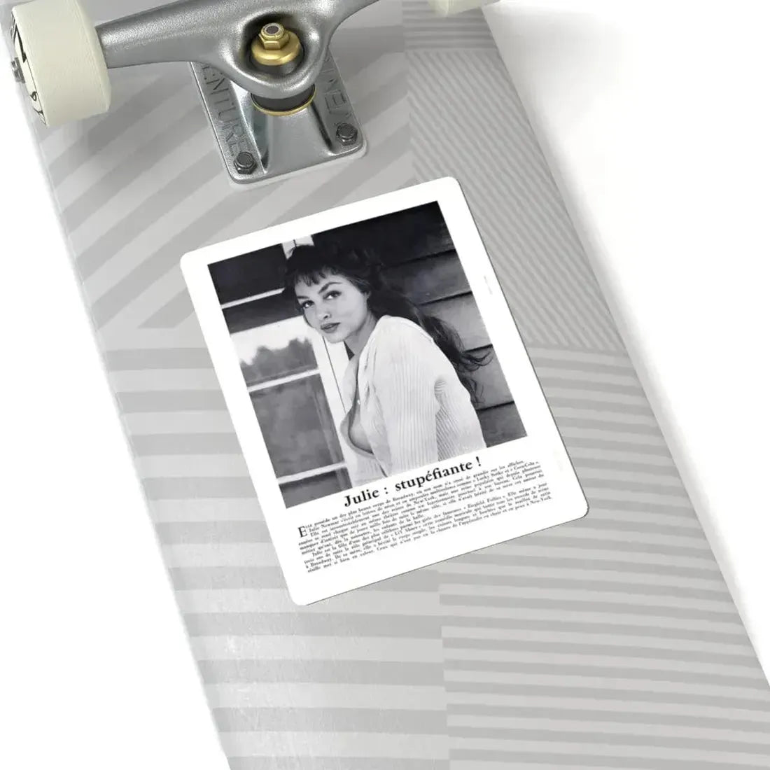 Julie Newmar #326 (Vintage Female Icon) STICKER Vinyl Kiss-Cut Decal - The Sticker Space