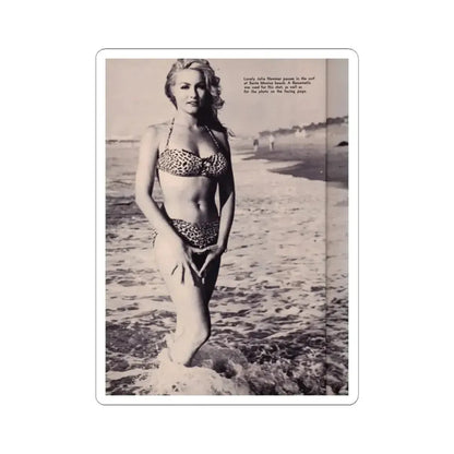 Julie Newmar #338 (Vintage Female Icon) STICKER Vinyl Kiss-Cut Decal 2 Inch White - The Sticker Space