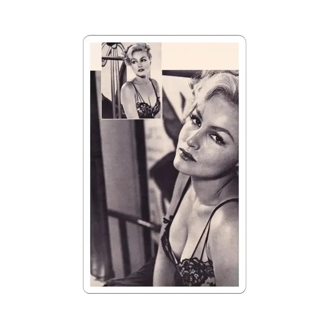 Julie Newmar #345 (Vintage Female Icon) STICKER Vinyl Kiss-Cut Decal 4 Inch White - The Sticker Space