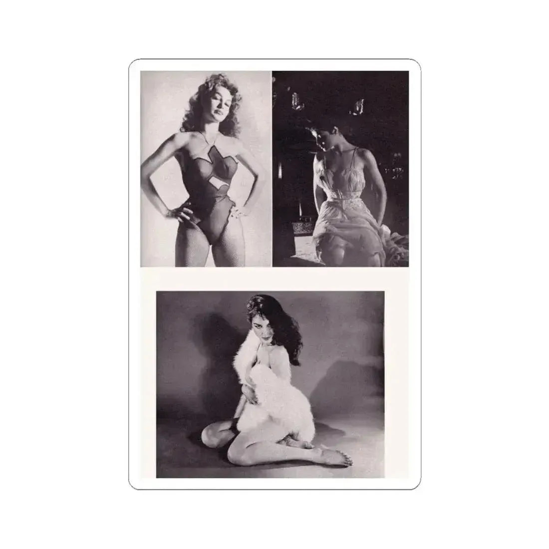 Julie Newmar #346 (Vintage Female Icon) STICKER Vinyl Kiss-Cut Decal 6 Inch White - The Sticker Space