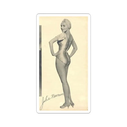 Julie Newmar #355 (Vintage Female Icon) STICKER Vinyl Kiss-Cut Decal 4 Inch White - The Sticker Space