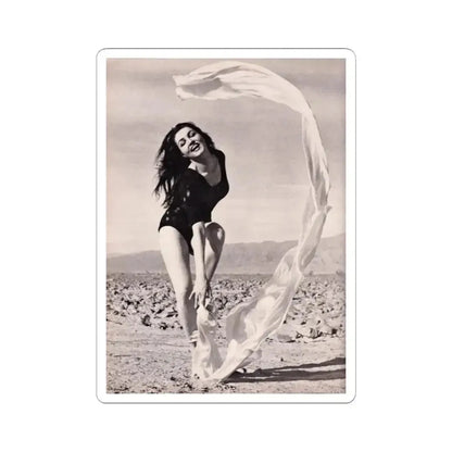 Julie Newmar #374 (Vintage Female Icon) STICKER Vinyl Kiss-Cut Decal 2 Inch White - The Sticker Space
