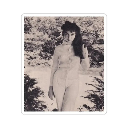 Julie Newmar #375 (Vintage Female Icon) STICKER Vinyl Kiss-Cut Decal 3 Inch White - The Sticker Space