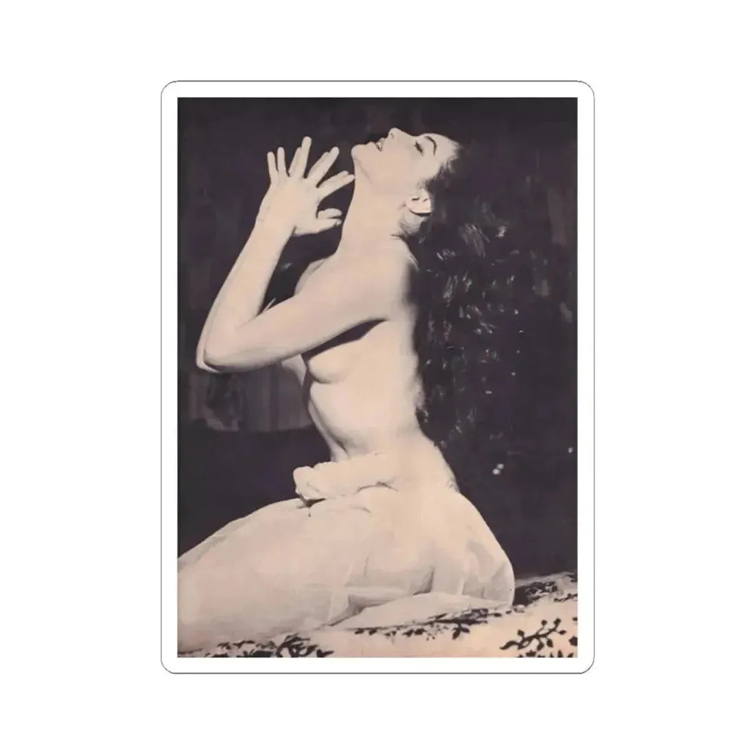 Julie Newmar #376 (Vintage Female Icon) STICKER Vinyl Kiss-Cut Decal 2 Inch White - The Sticker Space