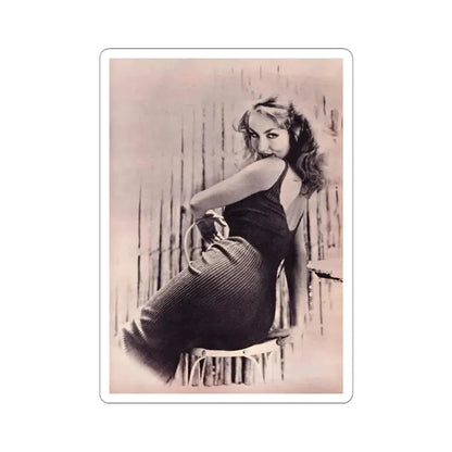 Julie Newmar #404 (Vintage Female Icon) STICKER Vinyl Kiss-Cut Decal 3 Inch White - The Sticker Space