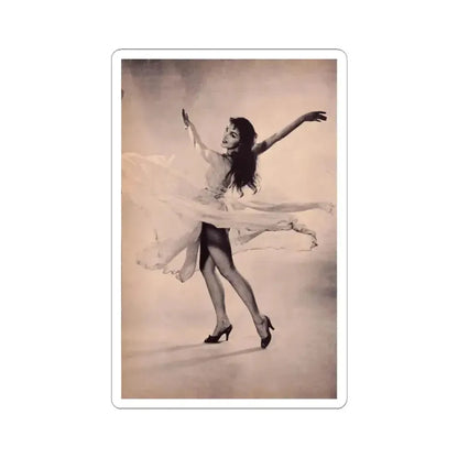 Julie Newmar #423 (Vintage Female Icon) STICKER Vinyl Kiss-Cut Decal 4 Inch White - The Sticker Space