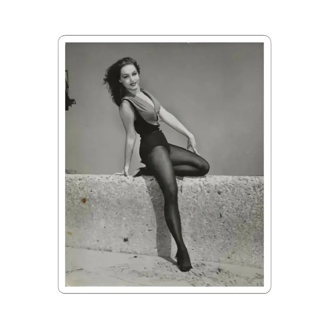Julie Newmar #506 (Vintage Female Icon) STICKER Vinyl Kiss-Cut Decal 4 Inch White - The Sticker Space