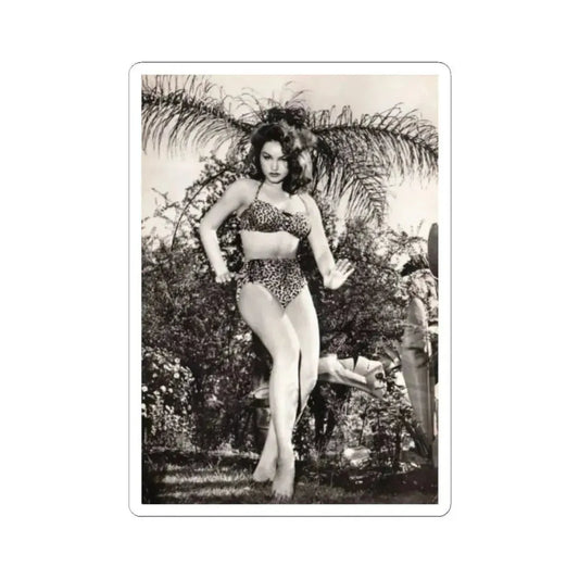Julie Newmar #586 (Vintage Female Icon) STICKER Vinyl Kiss-Cut Decal 2 Inch White - The Sticker Space