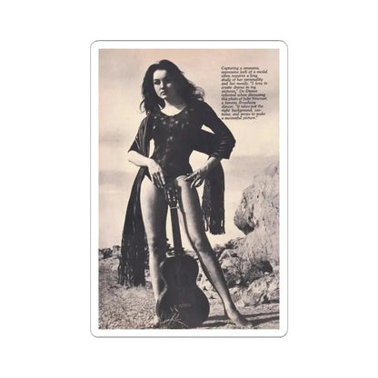 Julie Newmar #613 (Vintage Female Icon) STICKER Vinyl Kiss-Cut Decal 4 Inch White - The Sticker Space