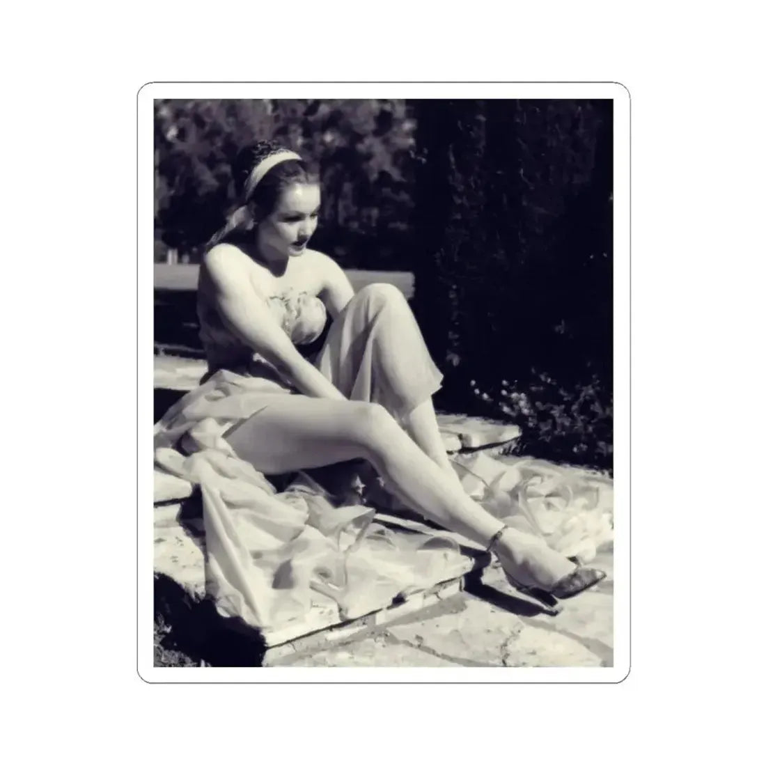 Julie Newmar #658 (Vintage Female Icon) STICKER Vinyl Kiss-Cut Decal 2 Inch White - The Sticker Space