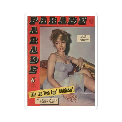 Julie Newmar #661 (Vintage Female Icon) STICKER Vinyl Kiss-Cut Decal 6 Inch White - The Sticker Space