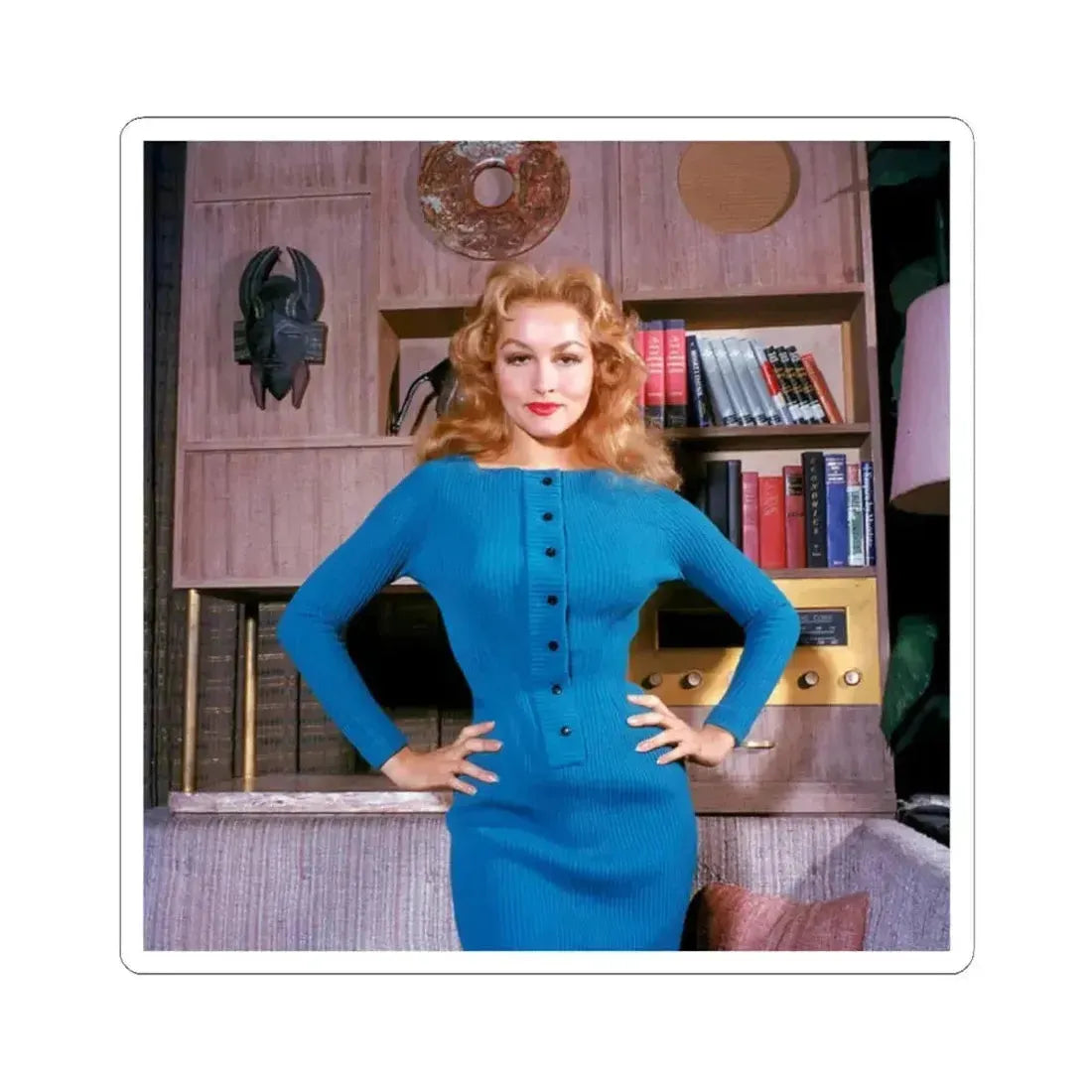 Julie Newmar #669 (Vintage Female Icon) STICKER Vinyl Kiss-Cut Decal 2 Inch White - The Sticker Space