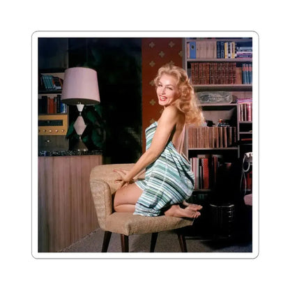 Julie Newmar #672 (Vintage Female Icon) STICKER Vinyl Kiss-Cut Decal 3 Inch White - The Sticker Space