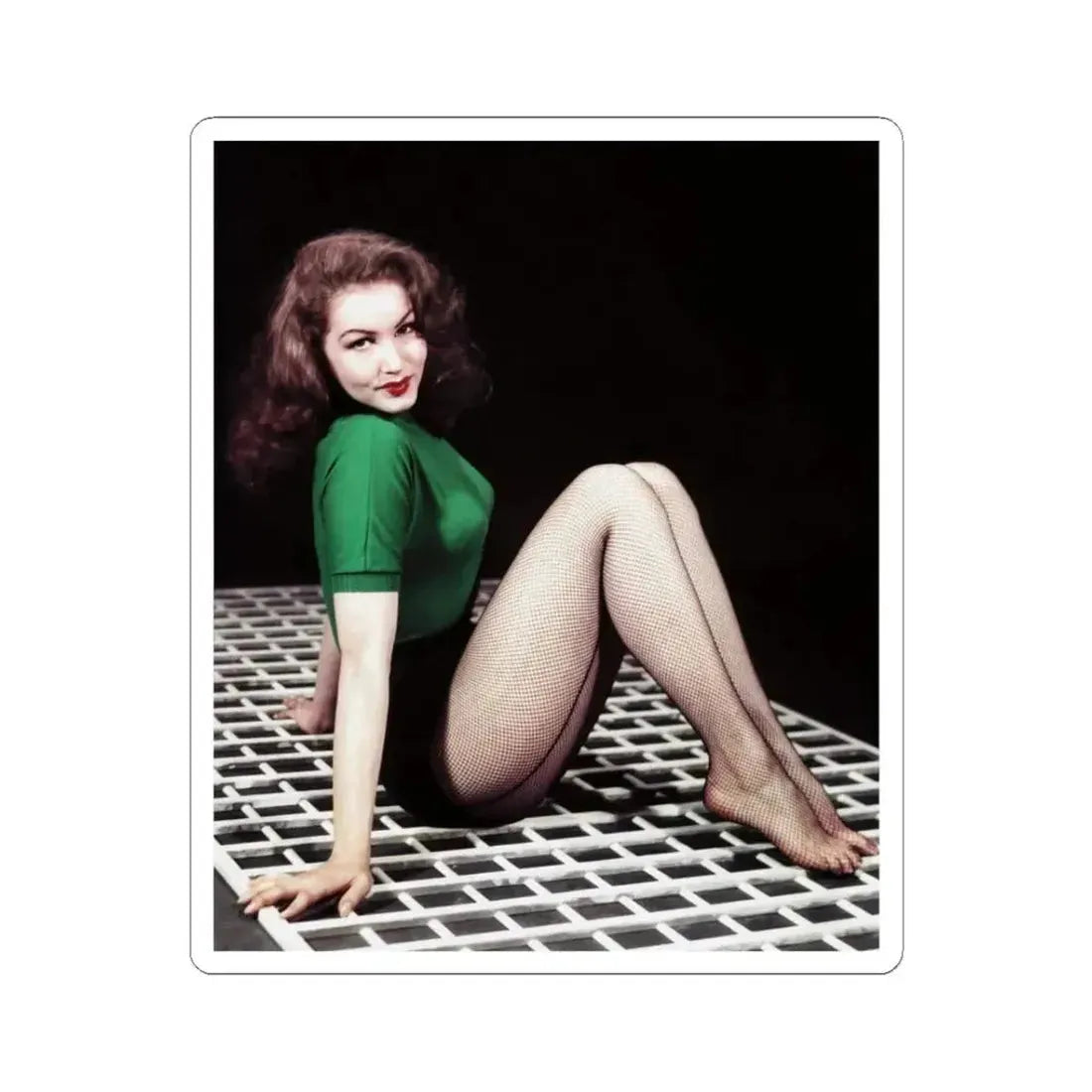 Julie Newmar #81 (Vintage Female Icon) STICKER Vinyl Kiss-Cut Decal 3 Inch White - The Sticker Space