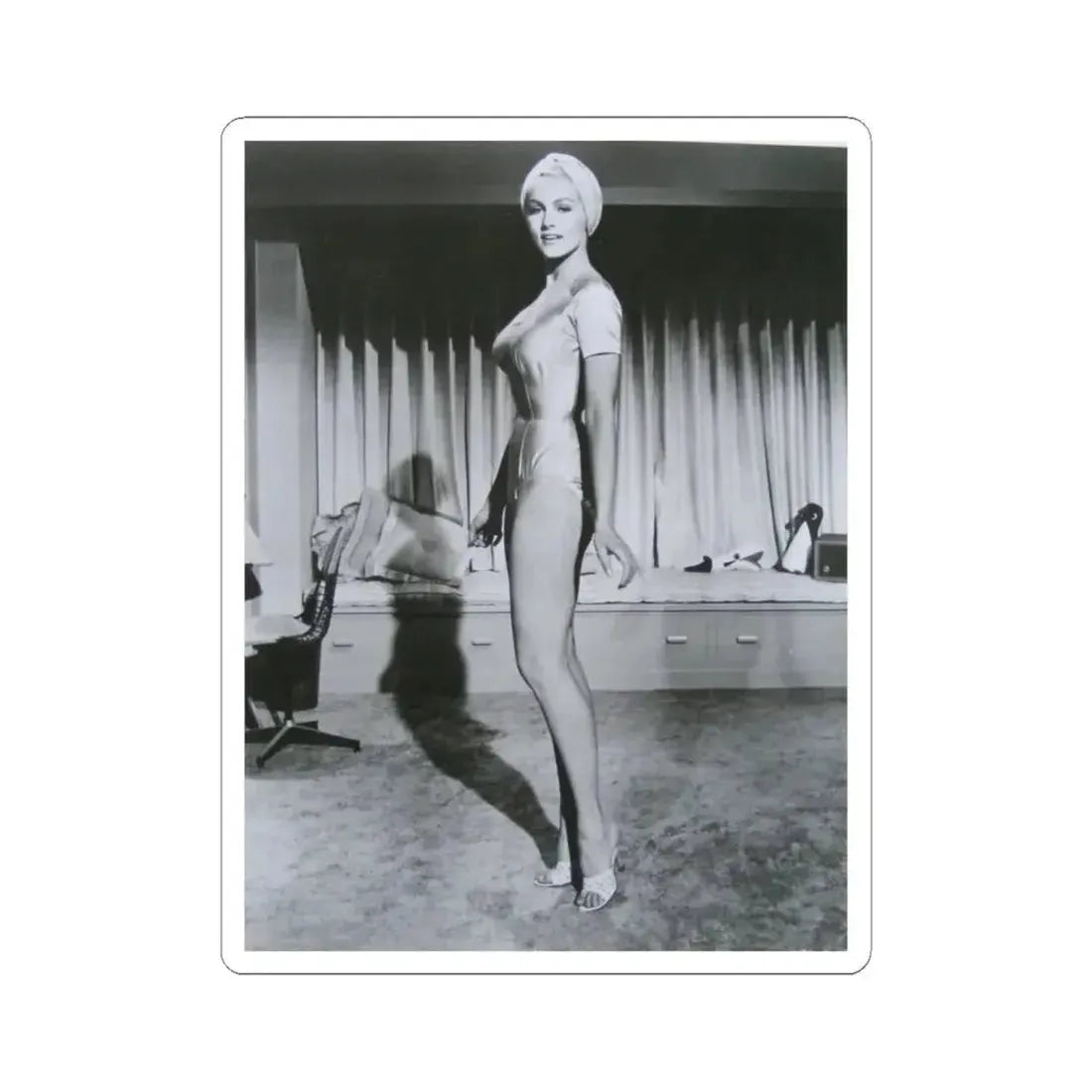 Julie Newmar #91 (Vintage Female Icon) STICKER Vinyl Kiss-Cut Decal 6 Inch White - The Sticker Space