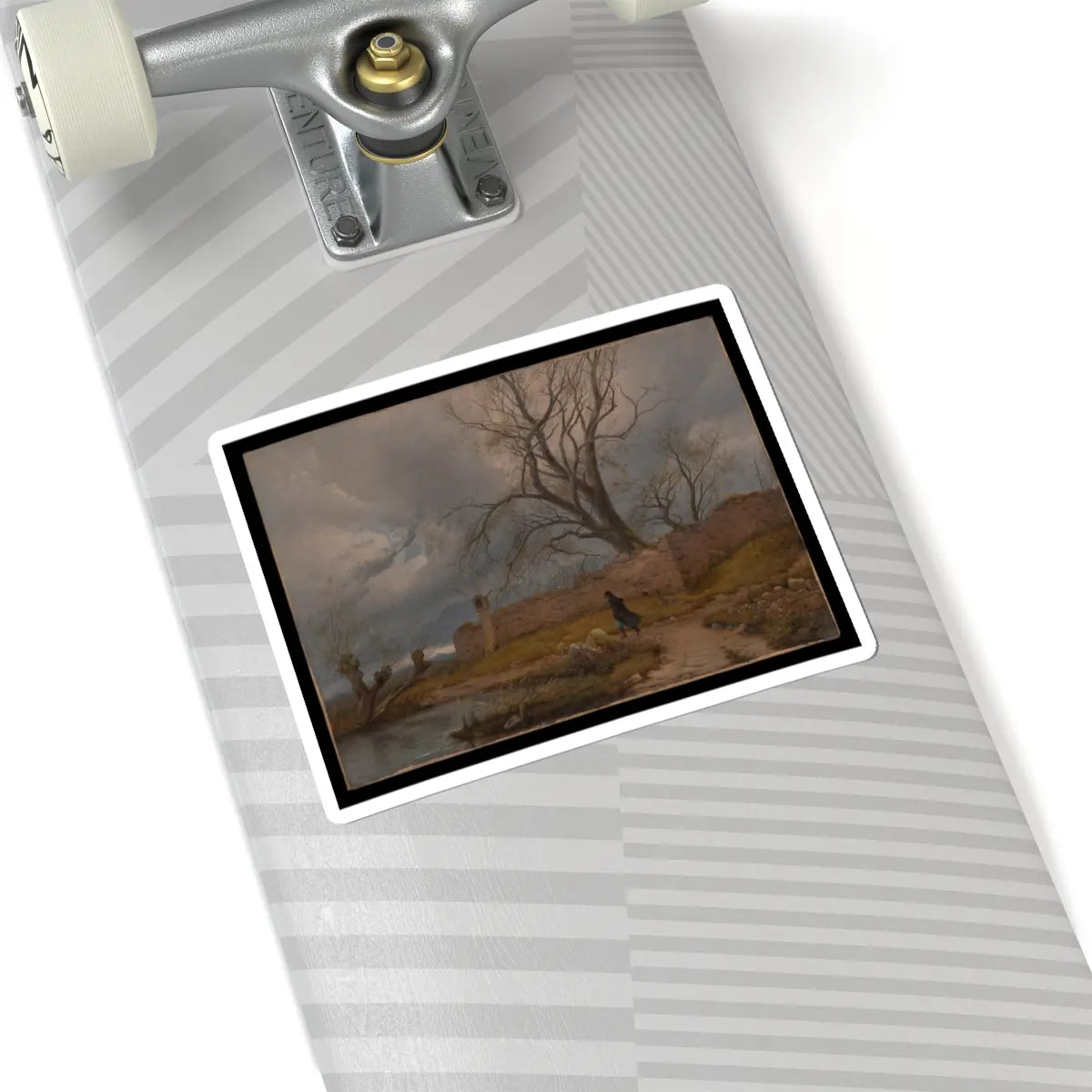 SKU:TSS-STICK-JLSVN-6X6-1N1WT Sizes:6" × 6" Types:White