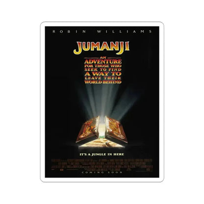 Jumanji 1995 Movie Poster STICKER Vinyl Die-Cut Decal 3 Inch - The Sticker Space