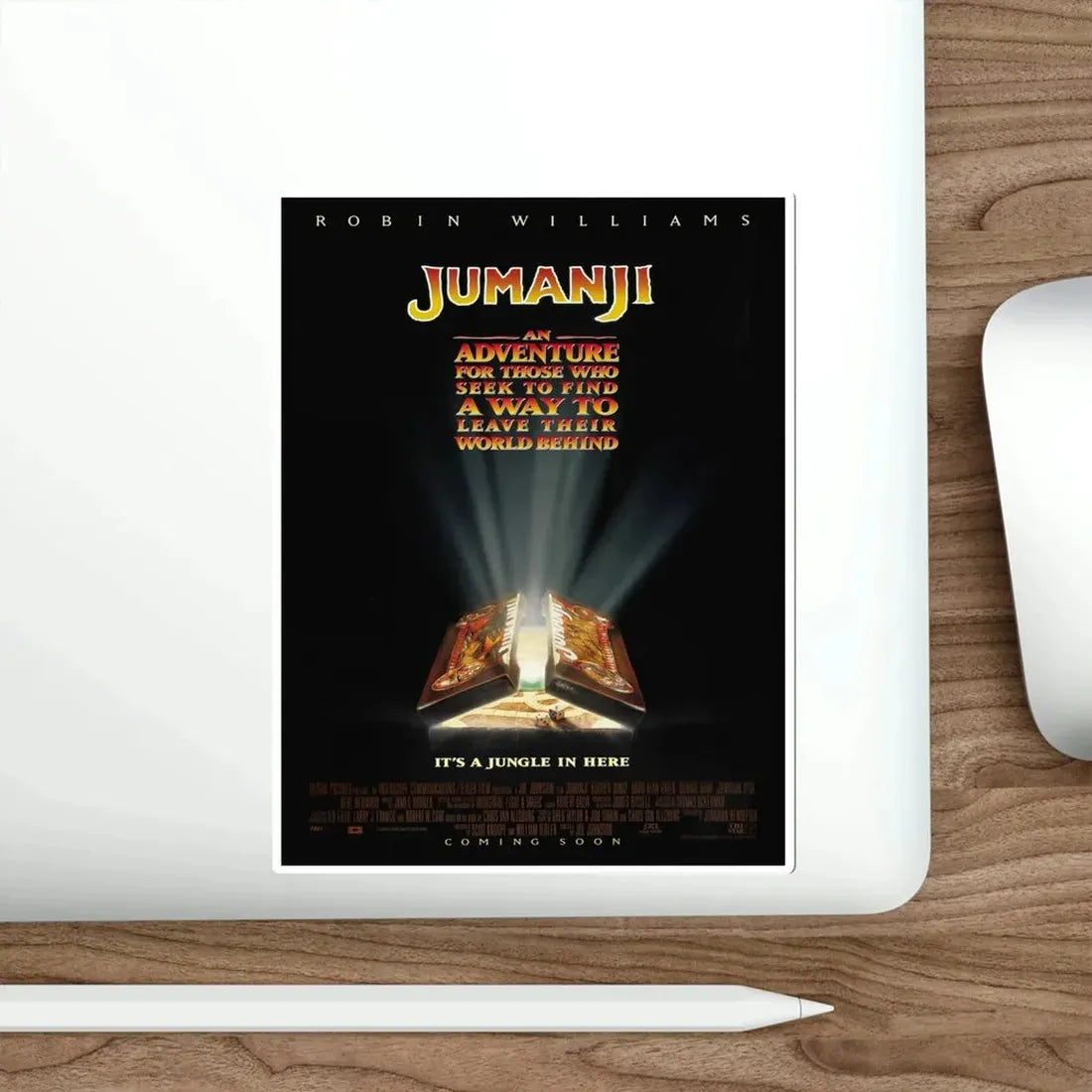 Jumanji 1995 Movie Poster STICKER Vinyl Die-Cut Decal - The Sticker Space