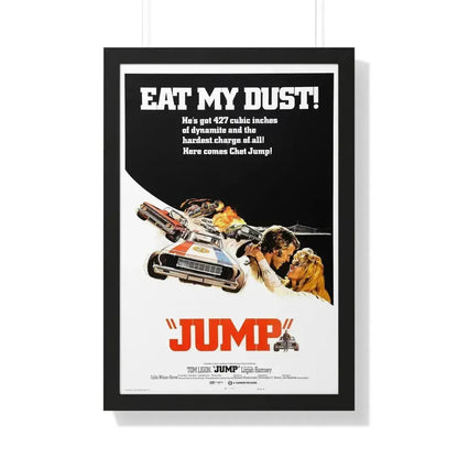 JUMP (FURY ON WHEELS) 1971 - Framed Movie Poster 20" x 30" Black - The Sticker Space