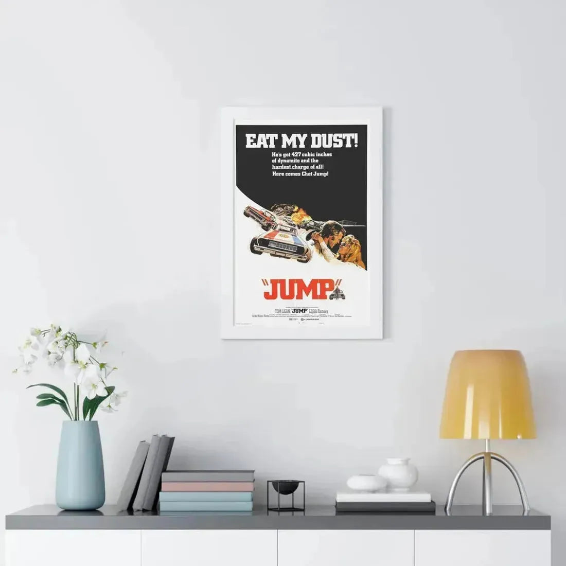 JUMP (FURY ON WHEELS) 1971 - Framed Movie Poster - The Sticker Space