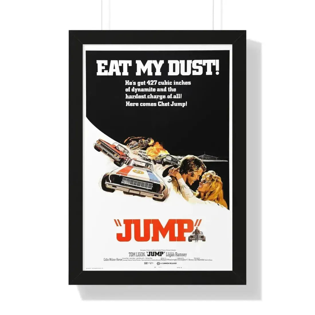 JUMP (FURY ON WHEELS) 1971 - Framed Movie Poster - The Sticker Space