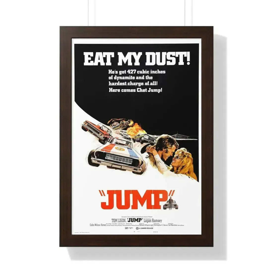 JUMP (FURY ON WHEELS) 1971 - Framed Movie Poster - The Sticker Space
