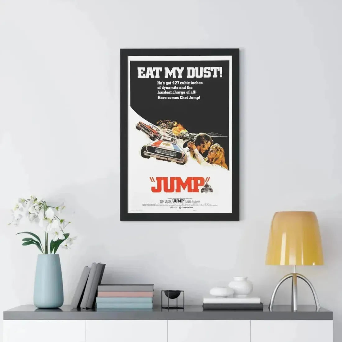 JUMP (FURY ON WHEELS) 1971 - Framed Movie Poster - The Sticker Space