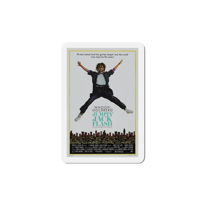 Jumpin' Jack Flash 1986 Movie Poster Refrigerator Magnet 6 Inch - The Sticker Space