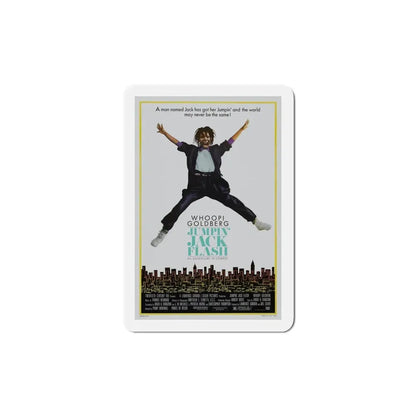Jumpin' Jack Flash 1986 Movie Poster Refrigerator Magnet - The Sticker Space