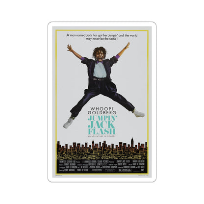 Jumpin' Jack Flash 1986 Movie Poster STICKER Vinyl Die-Cut Decal-5 Inch-The Sticker Space