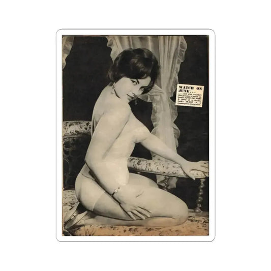 June Palmer #137 (Vintage Female Icon) STICKER Vinyl Kiss-Cut Decal 2 Inch White - The Sticker Space