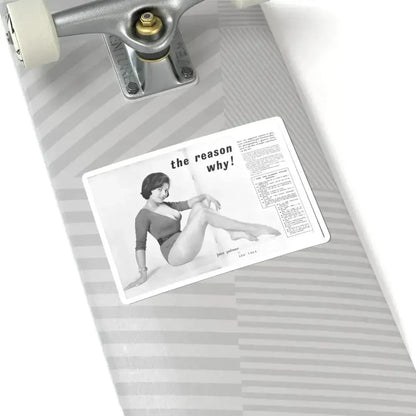 June Palmer #234 (Vintage Female Icon) STICKER Vinyl Kiss-Cut Decal - The Sticker Space