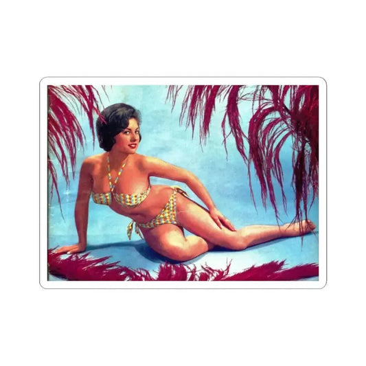 June Palmer #253 (Vintage Female Icon) STICKER Vinyl Kiss-Cut Decal 2 Inch White - The Sticker Space