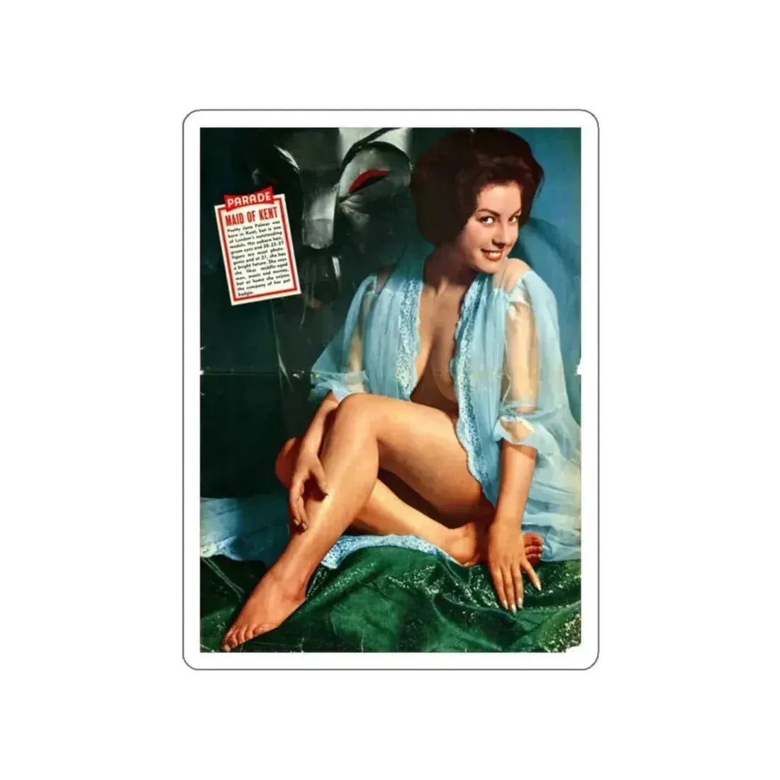 June Palmer #254 (Vintage Female Icon) STICKER Vinyl Die-Cut Decal White Die-Cut 2 Inch - The Sticker Space