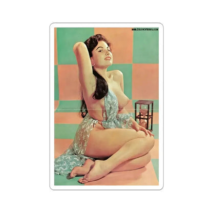 June Palmer #319 (Vintage Female Icon) STICKER Vinyl Kiss-Cut Decal 3 Inch White - The Sticker Space