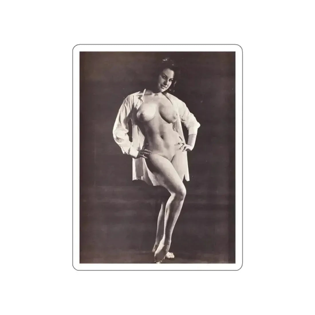 June Palmer #334 - Nude (Vintage Female Icon) STICKER Vinyl Die-Cut Decal - The Sticker Space