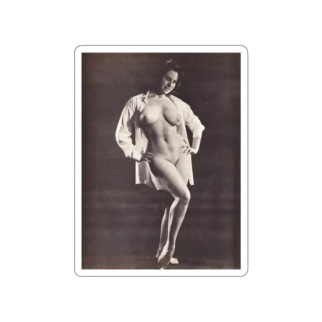 June Palmer #334 - Nude (Vintage Female Icon) STICKER Vinyl Die-Cut Decal - The Sticker Space