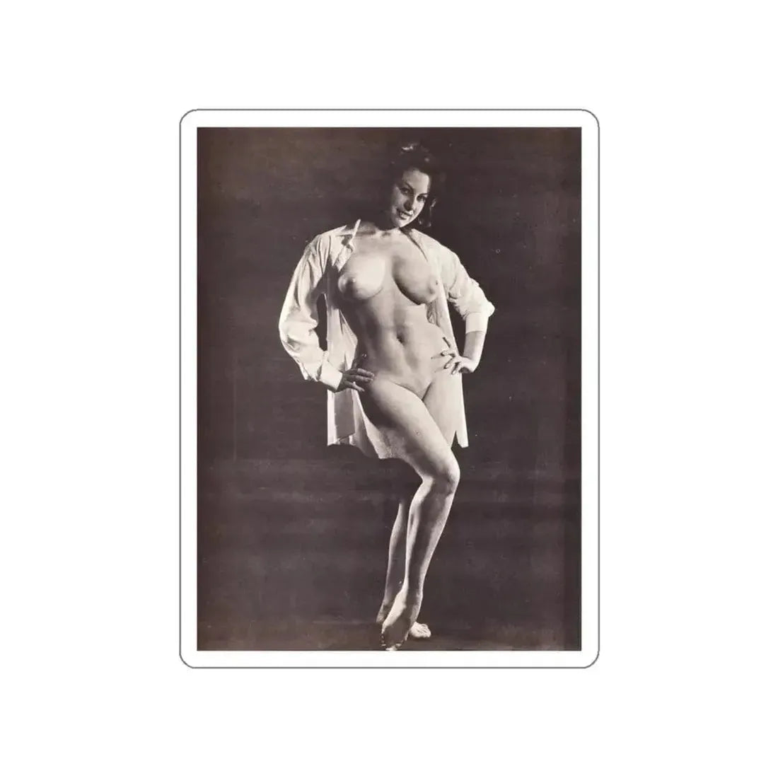 June Palmer #334 - Nude (Vintage Female Icon) STICKER Vinyl Die-Cut Decal - The Sticker Space