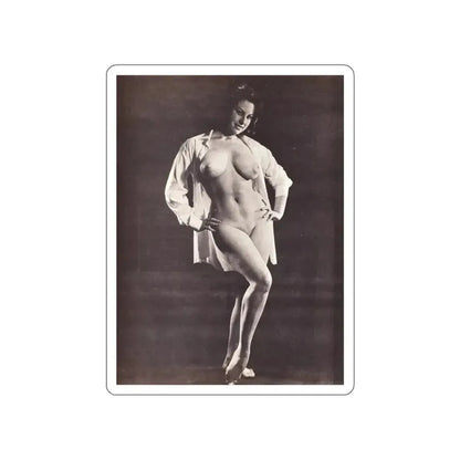June Palmer #334 - Nude (Vintage Female Icon) STICKER Vinyl Die-Cut Decal - The Sticker Space