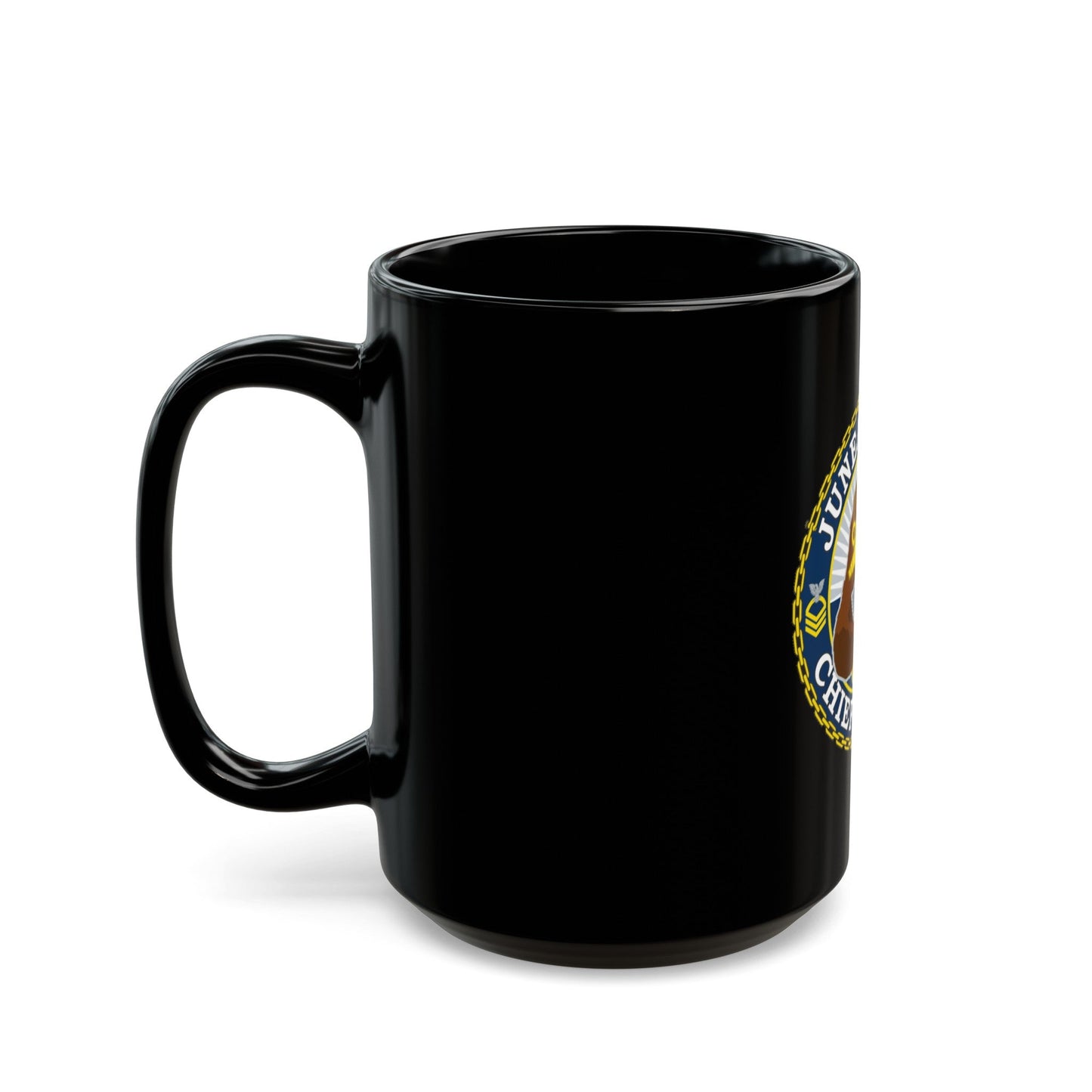 Juneau Area Chief Mess (U.S. Coast Guard) Black Coffee Mug-The Sticker Space