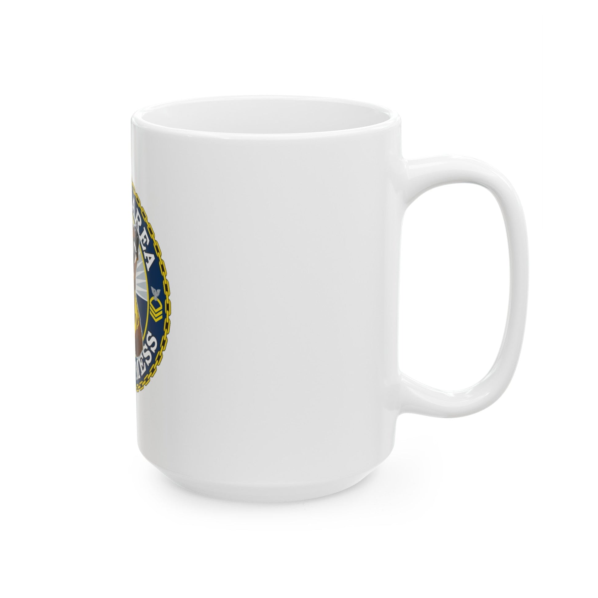 Juneau Area Chief Mess (U.S. Coast Guard) White Coffee Mug-The Sticker Space