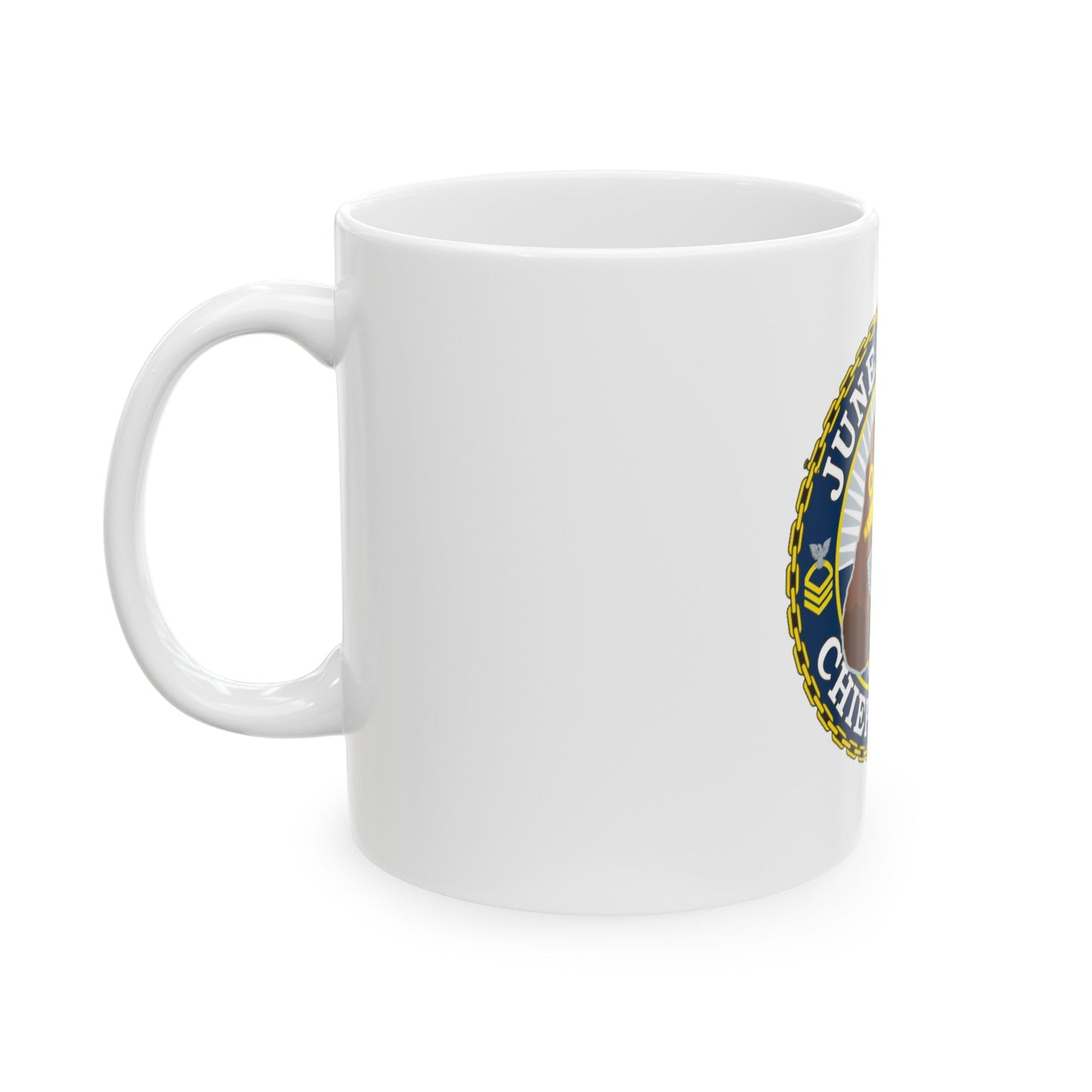 Juneau Area Chief Mess (U.S. Coast Guard) White Coffee Mug-The Sticker Space