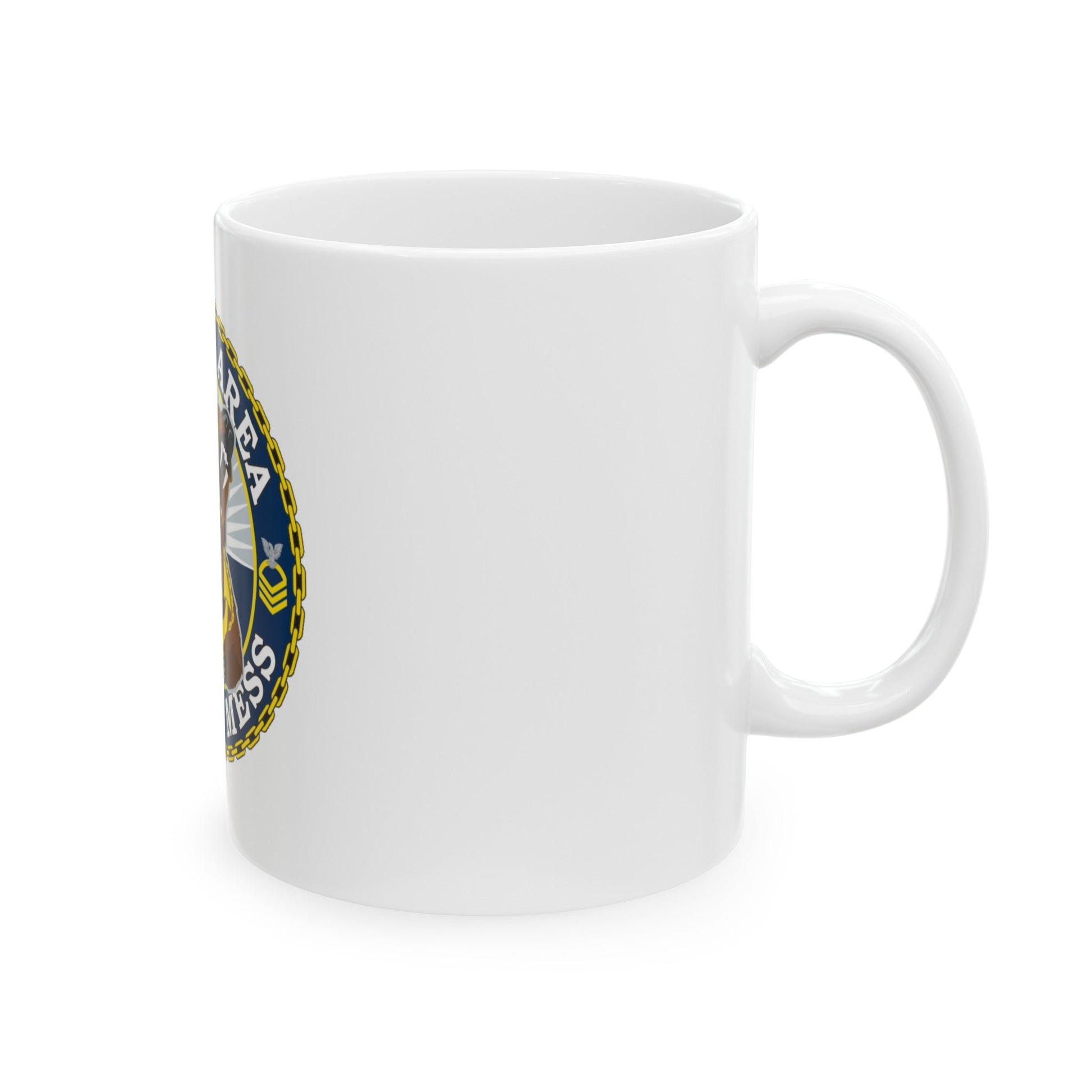 Juneau Area Chief Mess (U.S. Coast Guard) White Coffee Mug-The Sticker Space